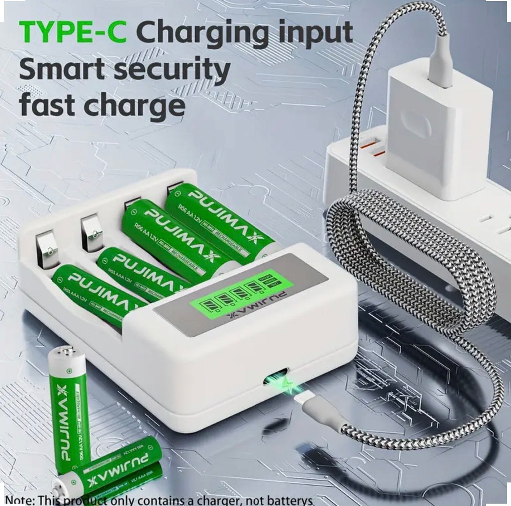 AA battery charger to recharge Baja batteries, rock light batteries etc